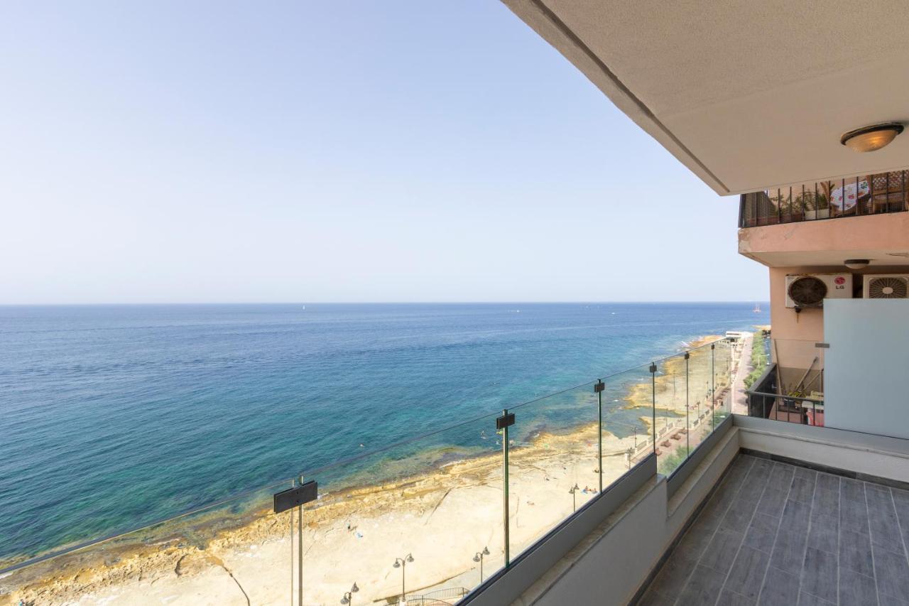 Seafront Sliema Apartment With Balcony & Sea Views By Jl Exteriér fotografie